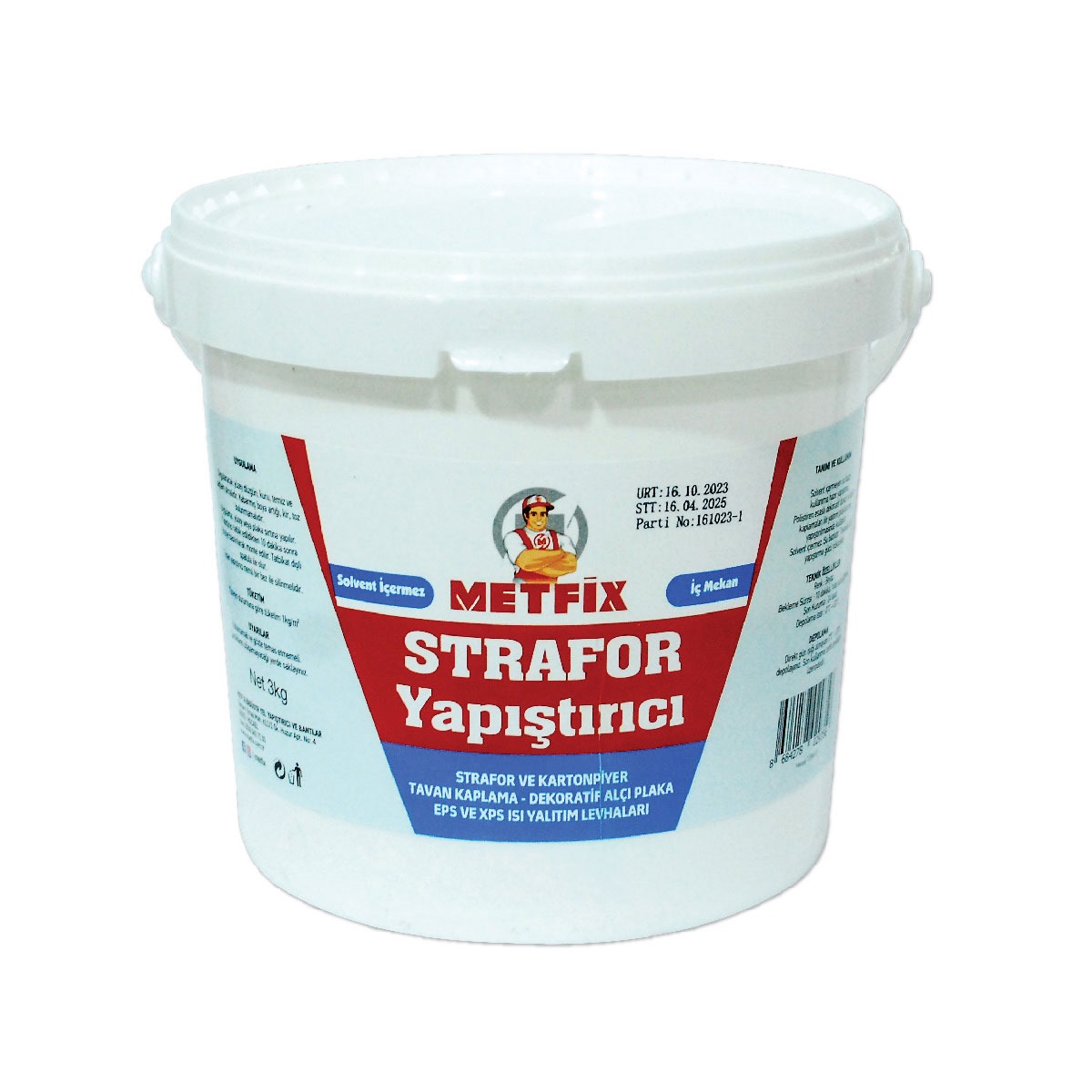 METFIX MFX9356 STRAFOR YAPISTIRICI 3 KG